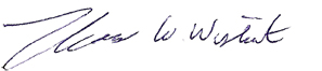 tom's signature